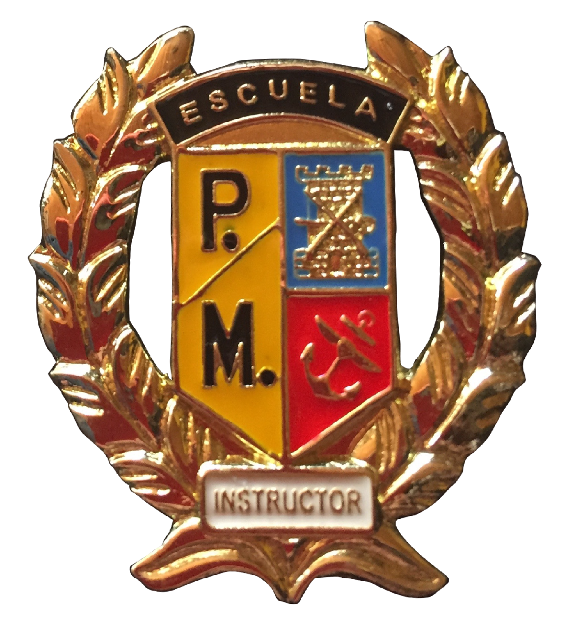 Distintivo de Instructor de la Escuela de Policía Militar