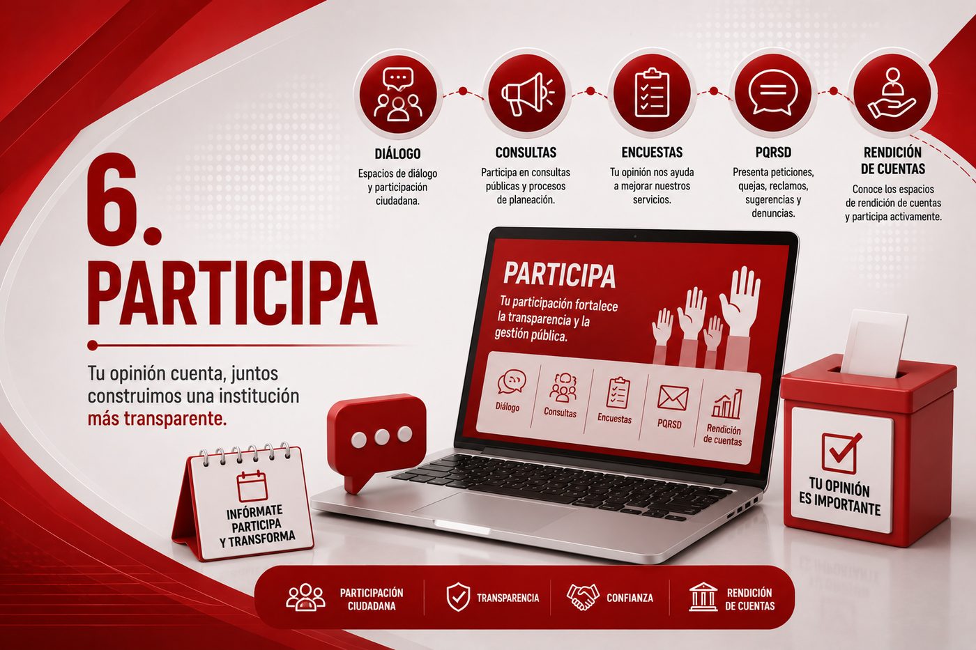 6. Participa
