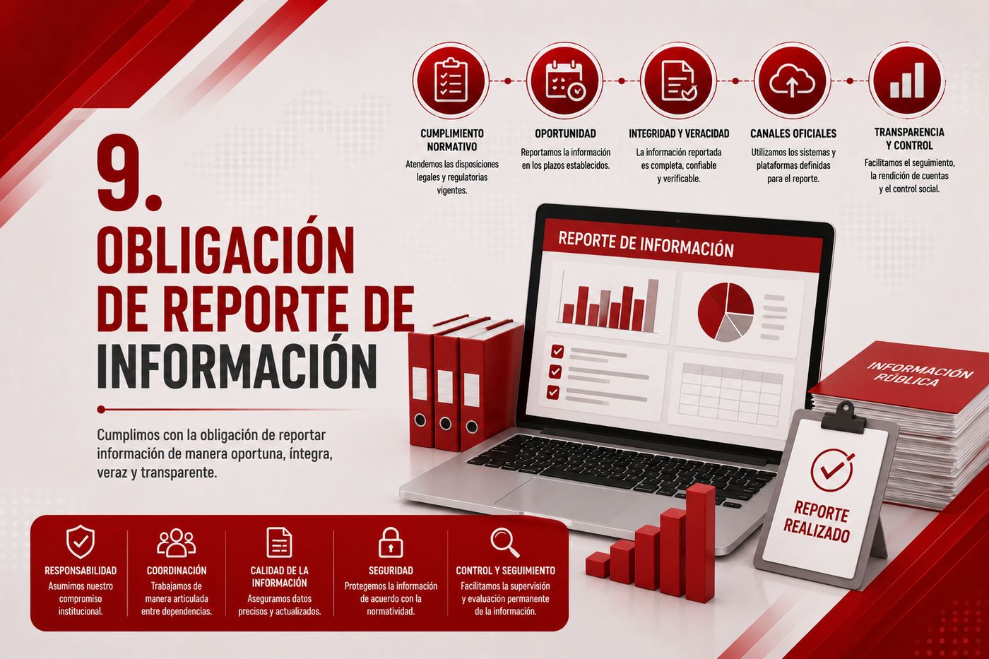 9. Obligación de reporte de información