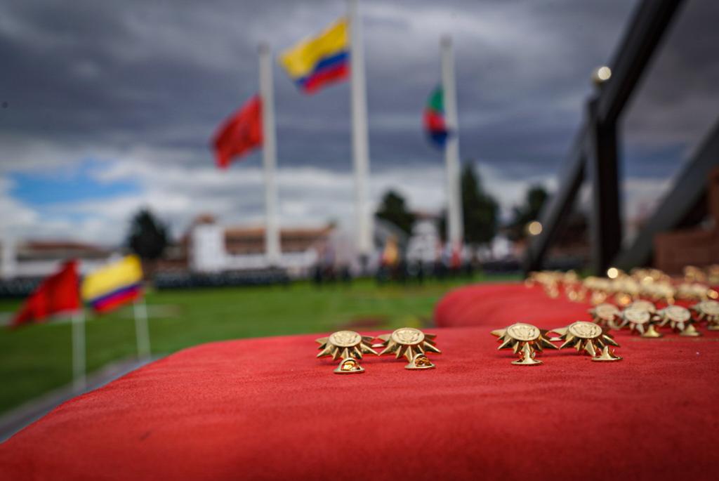 En su alma mater, Comandante del Comando de Educación y Doctrina fue ascendido al grado de Mayor General, un logro  más en su carrera profesional y personal en pro de la Fuerza y la patria