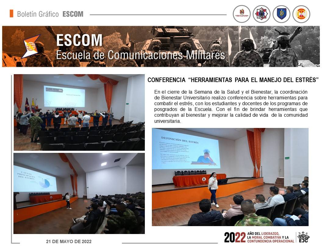 CONFERENCIA HERRAMIENTAS PARA COMBATIR EL ESTRES