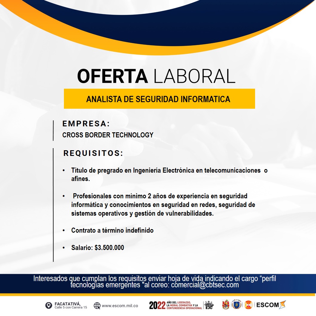 Analista de Seguridad Informatica