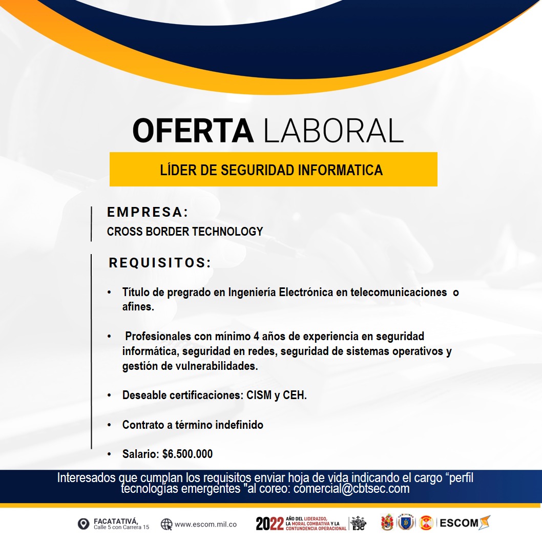 Lider de Seguridad Informatica