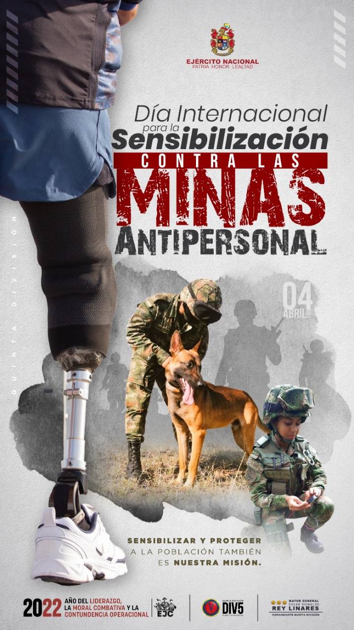 Día internacional para la sensibilización contra las minas antipersonal
