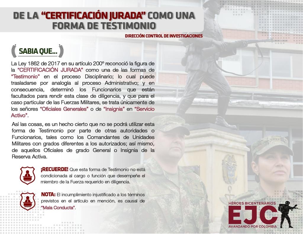 28. De la certificación jurada como forma de testimonio