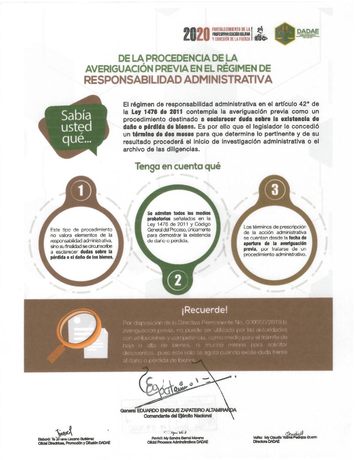 43. De la procedencia de la averiguación previa en el Régimen de Responsabilidad Administrativa