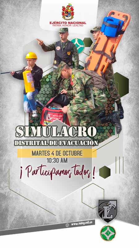 Simulacro distrital de evacuación