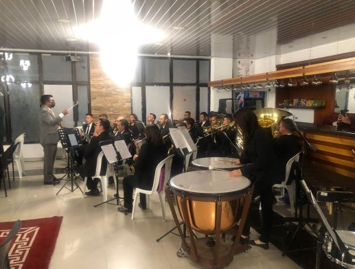 Ceremonia militar en el Casino de Ingenieros