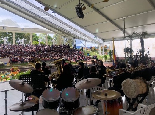 Presentación en el colegio Corazonista