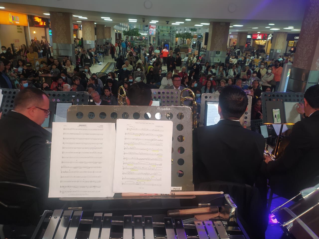 Presentación en el Centro Comercial Palatino
