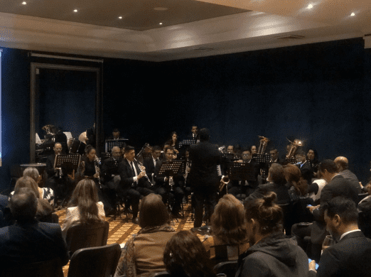 Presentación en la premiación del foro de presidentes
