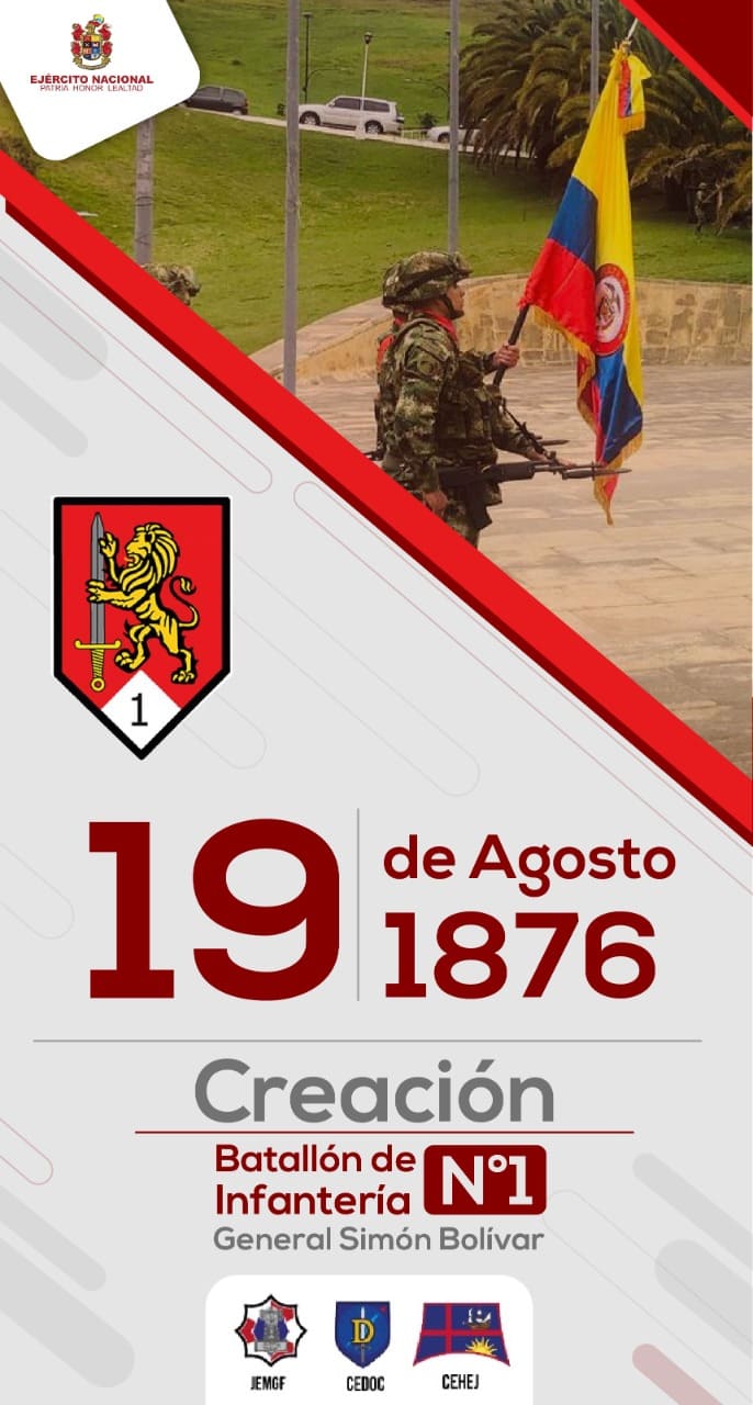 Creación del Batallón N°1 de Infantería