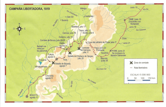 Ruta Libertadora 1819