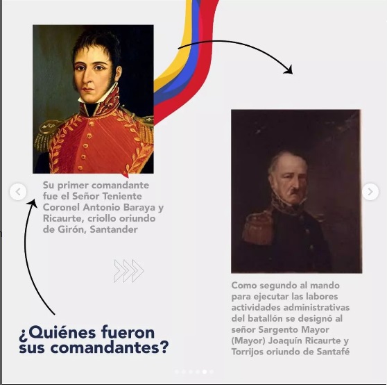 ¿Quiénes fueron sus comandantes?