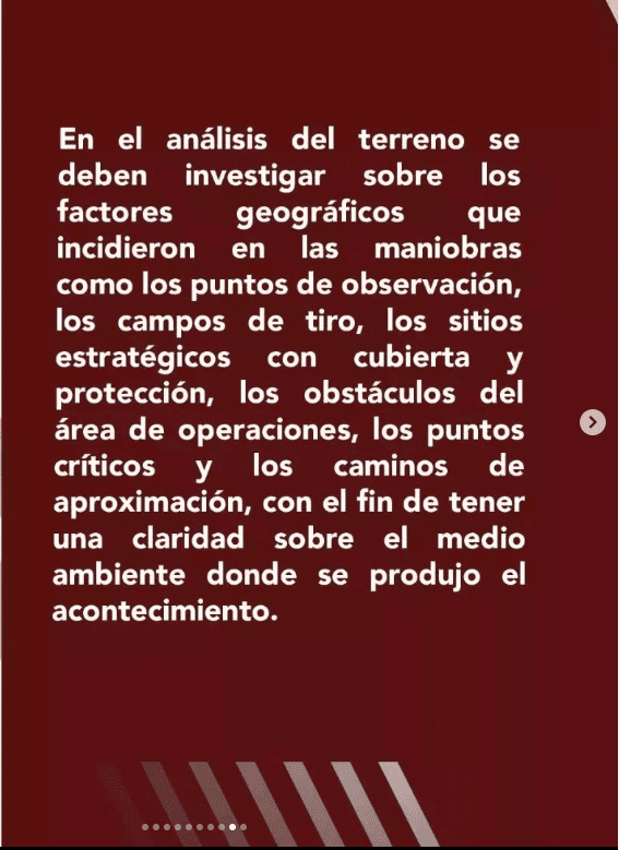 Análisis del terreno