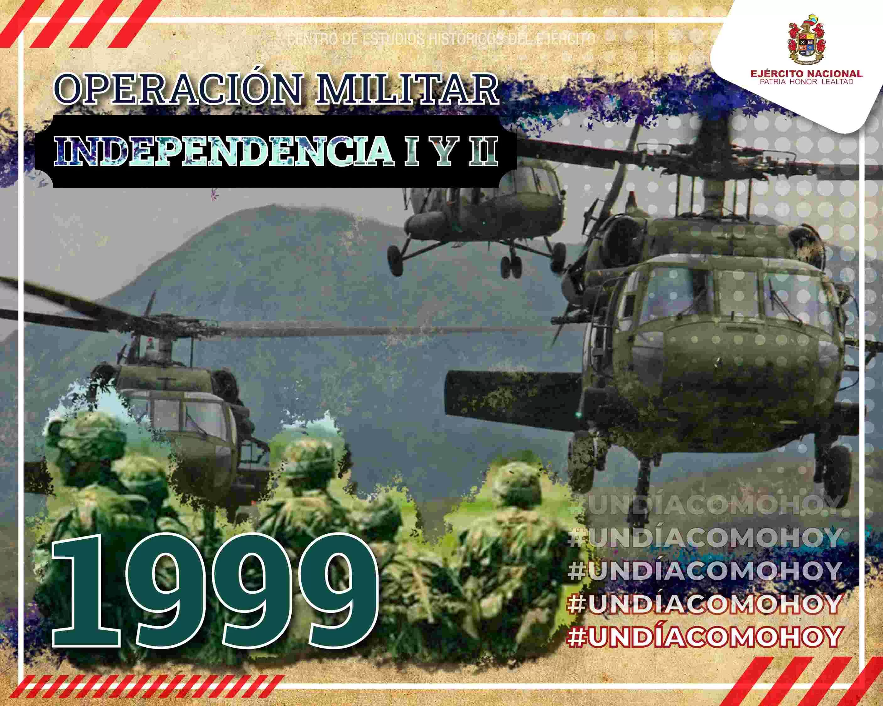 Operación Militar INDEPENDENCIA I Y II