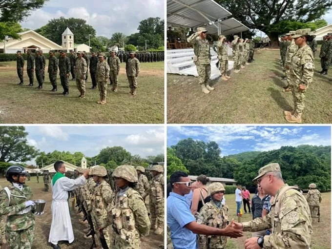 Primer contingente 2024 de servicio militar en Valledupar juró bandera