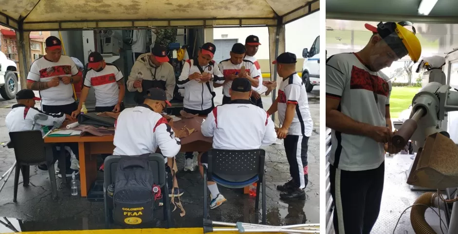 Soldados del Batallón de Sanidad culminaron primer ciclo del curso en tecnología ortopédica