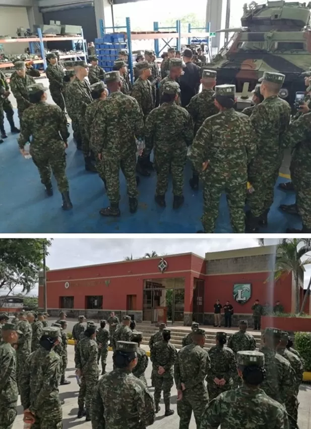 Alumnos de la EMSUB conocieron la Brigada de Apoyo Logístico N.° 2