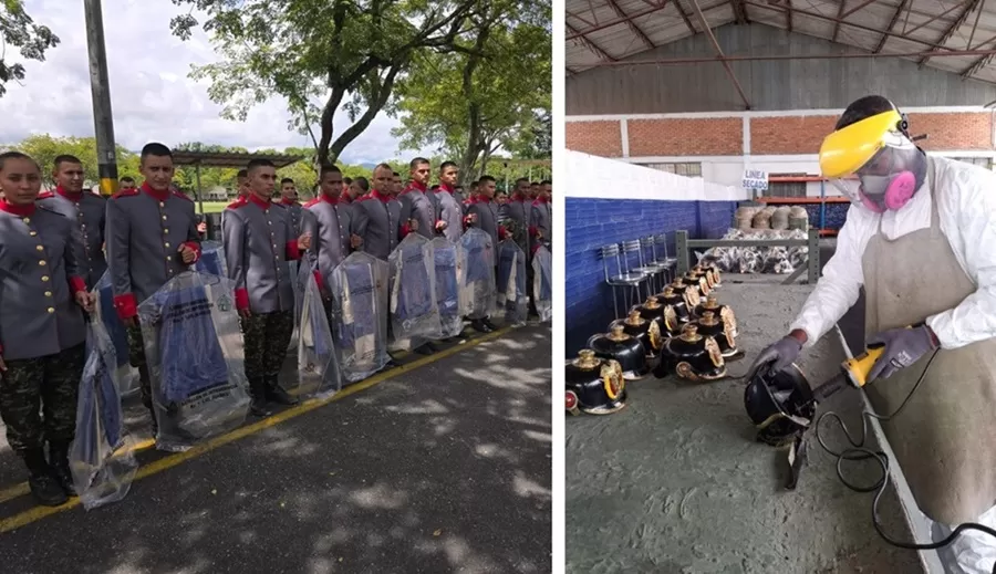 Brigada de Apoyo Logístico N.° 1 entregó el primer uniforme de gala de suboficiales que se lucirá el 20 de Julio