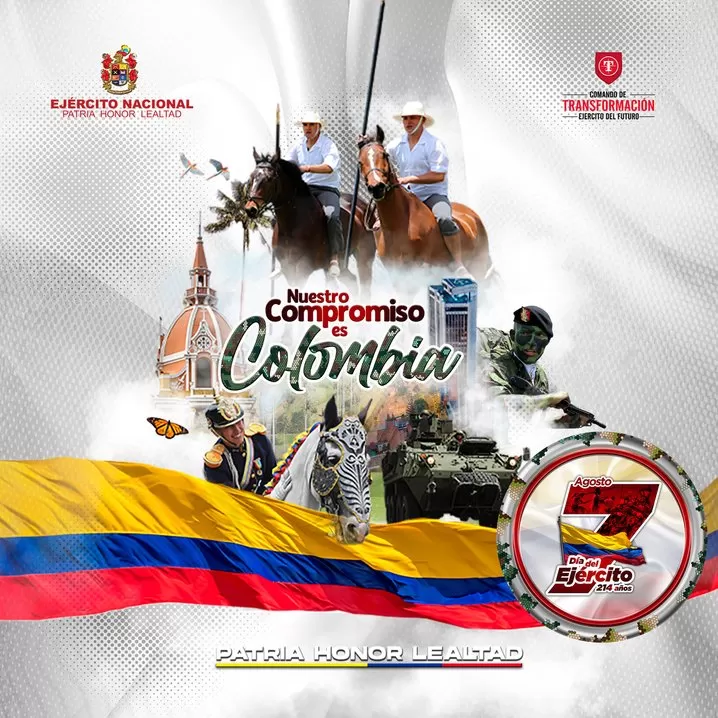 Hoy conmemoramos 214 años del Ejército Nacional