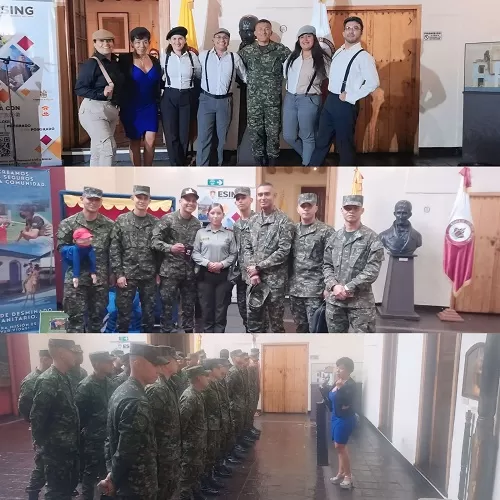 La Escuela de Ingenieros Militares y la Casa Museo Caldas celebran la Noche de los Museos, rindiendo homenaje al prócer Francisco José de Caldas