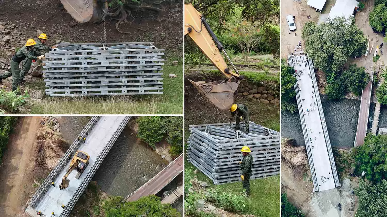 Ingenieros Militares devuelven la movilidad en Dagua, Valle del Cauca