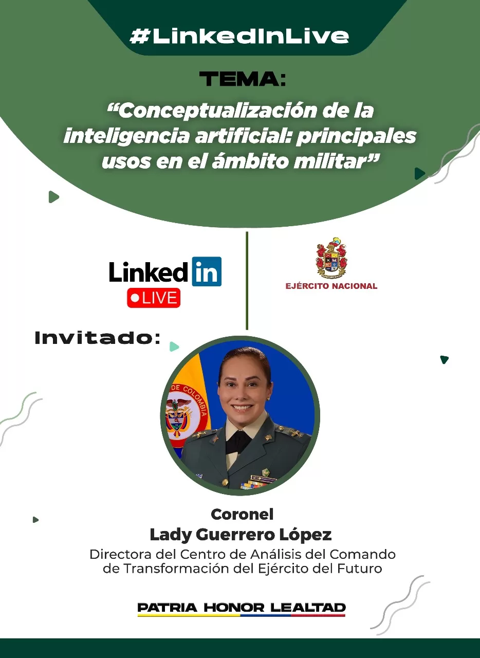 Ejército Nacional reflexiona en torno a usos de la IA en el ámbito militar