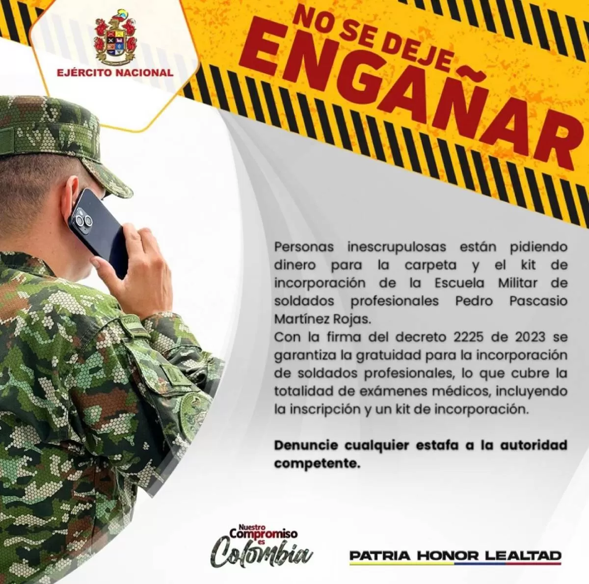 ¡No se deje Engañar!