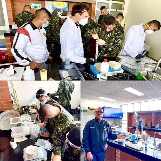 La Escuela de Ingenieros Militares fortalece la formación en explosivos con prácticas de laboratorio