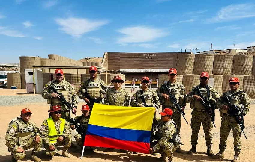 The National Army of Colombia, champion in international competitions in Sinai