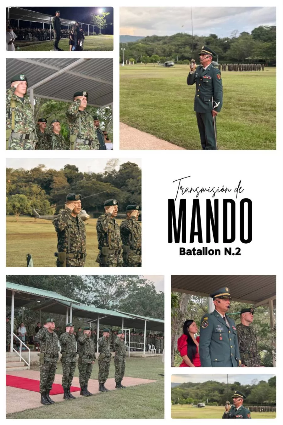 Ceremonia de Transmisión de Mando Batallón N.2