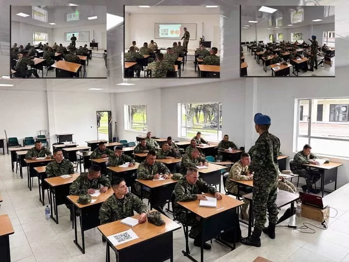 The 125th Relay of the Colombian Infantry Battalion No. 3 begins training