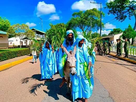 En Tolemaida se vivió con devoción el Domingo de Ramos
