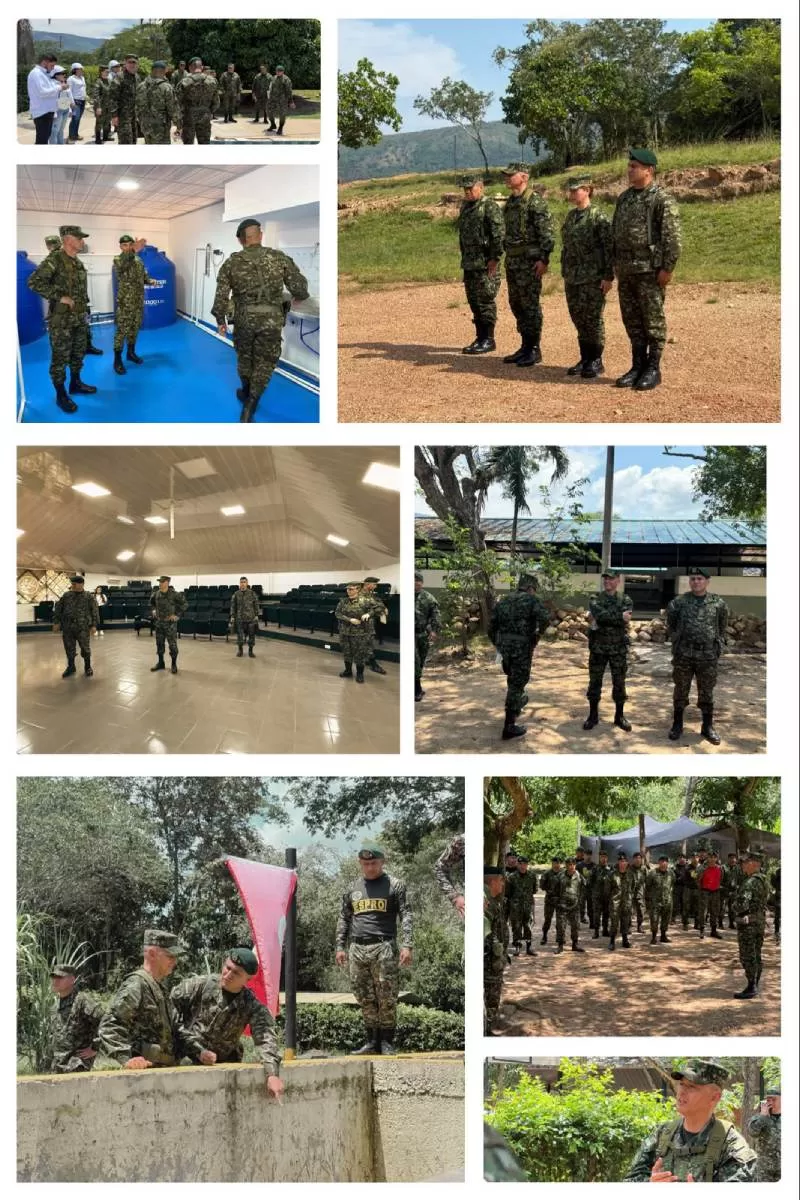 Visita del señor General Erik Rodriguez segundo comandante del Ejército Nacional