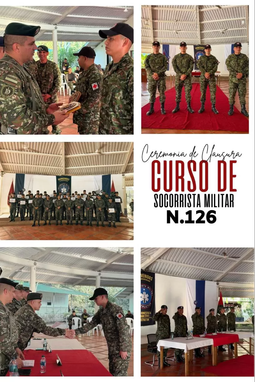 24 soldados culminan con éxito el curso de socorristas militares