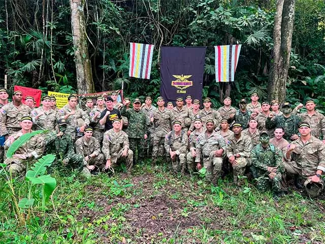 En Tolemaida, los Ranger admirados del entrenamiento militar