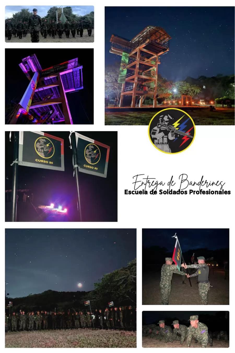 Entrega de Banderines al Curso N.80 de Soldados Profesionales