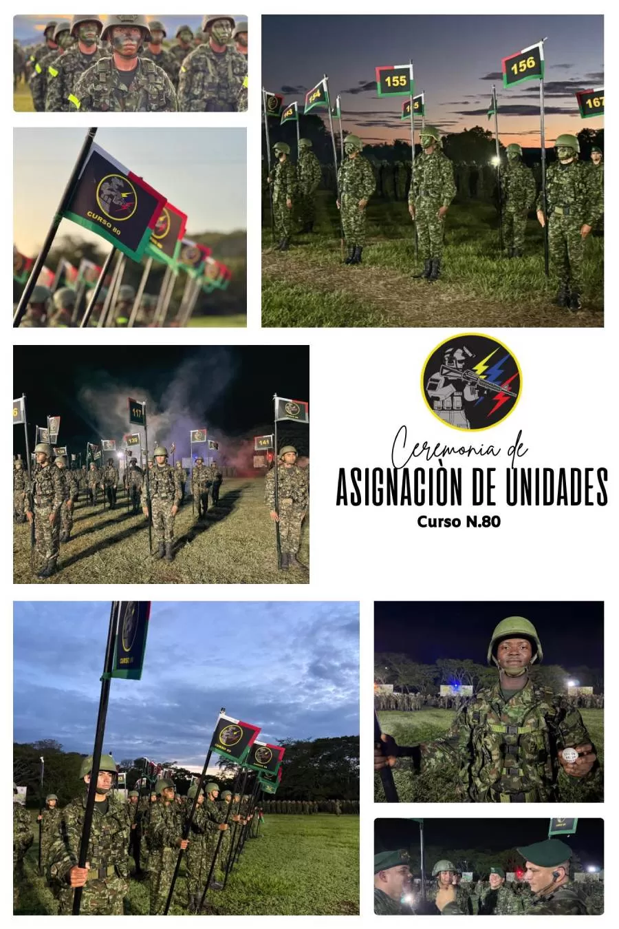 Ceremonia de Asignación de unidades Curso N.80