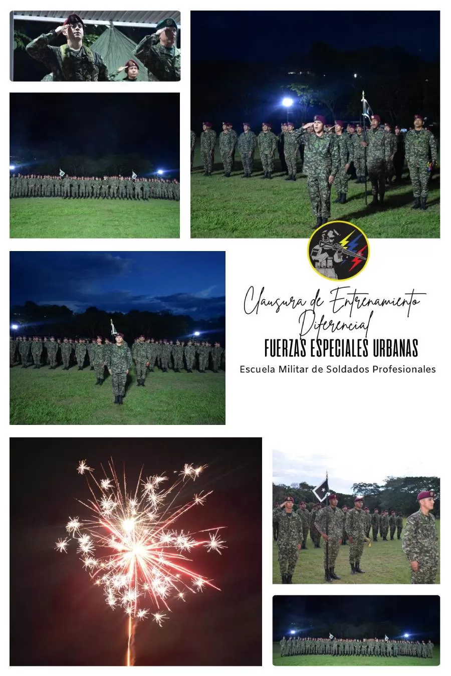 Clausura del Entrenamiento diferencial a Fuerzas Especiales Urbanas .