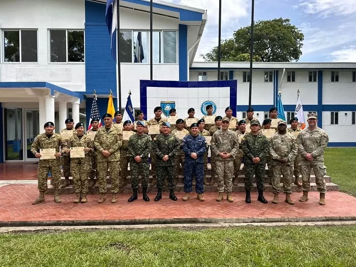 A Mobile Civil Affairs Training Group provides training in the Republic of El Salvador