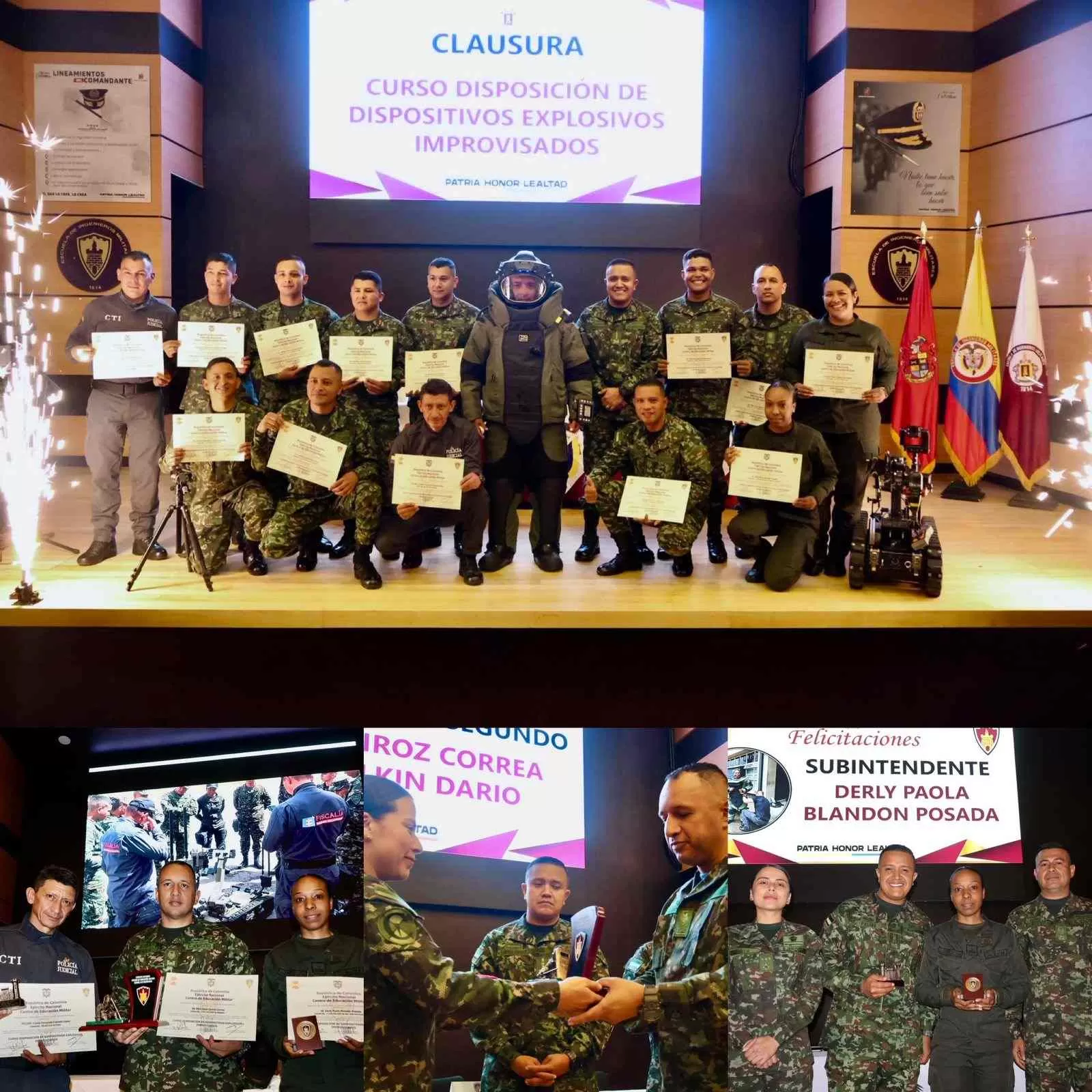 Colombia fortalece su capacidad para enfrentar la amenaza explosiva