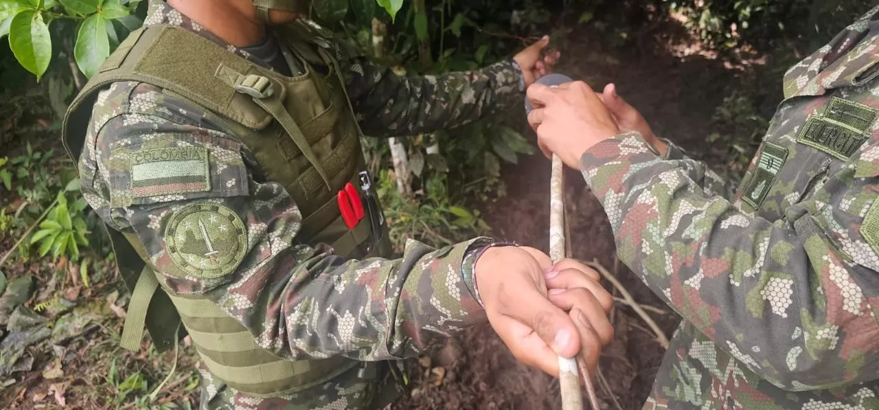 Ejército Nacional asesta contundente golpe al Bloque Jorge Suárez Briceño, con la destrucción de 59 artefactos explosivos en Puerto Rico, Caquetá