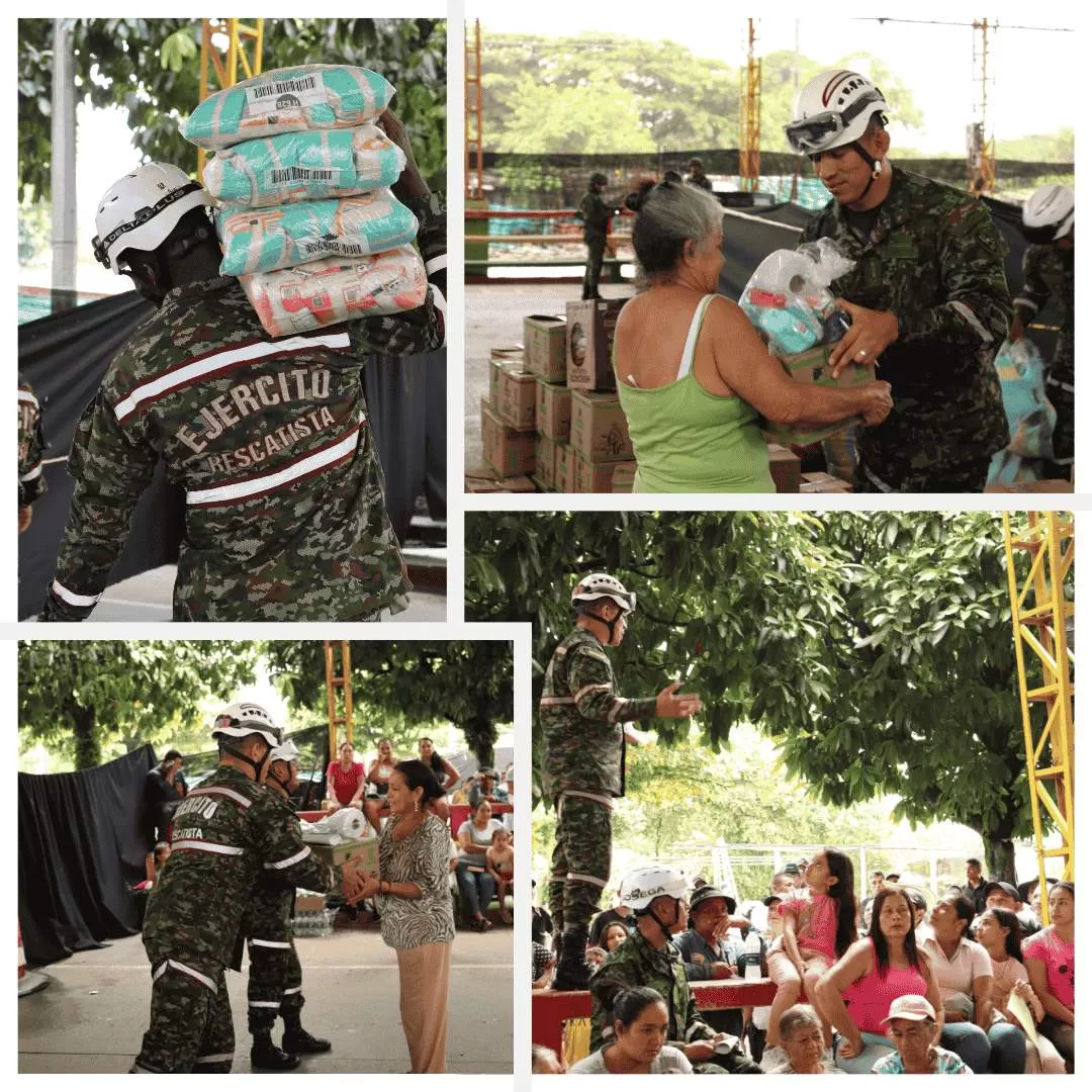 Ejército Nacional culmina campaña solidaria  "Apoyo al Desarrollo por Paratebueno"