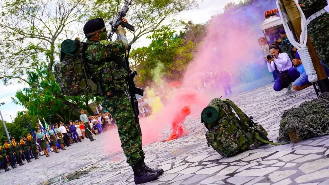 Tolemaida, conmemoró los 215 años del Ejército Nacional