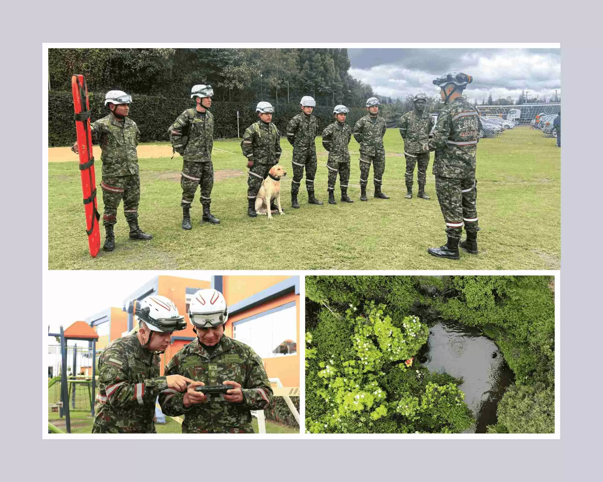 Soldados rescatistas del Ejército Nacional intensifica búsqueda de menor desaparecida en Cajicá, Cundinamarca