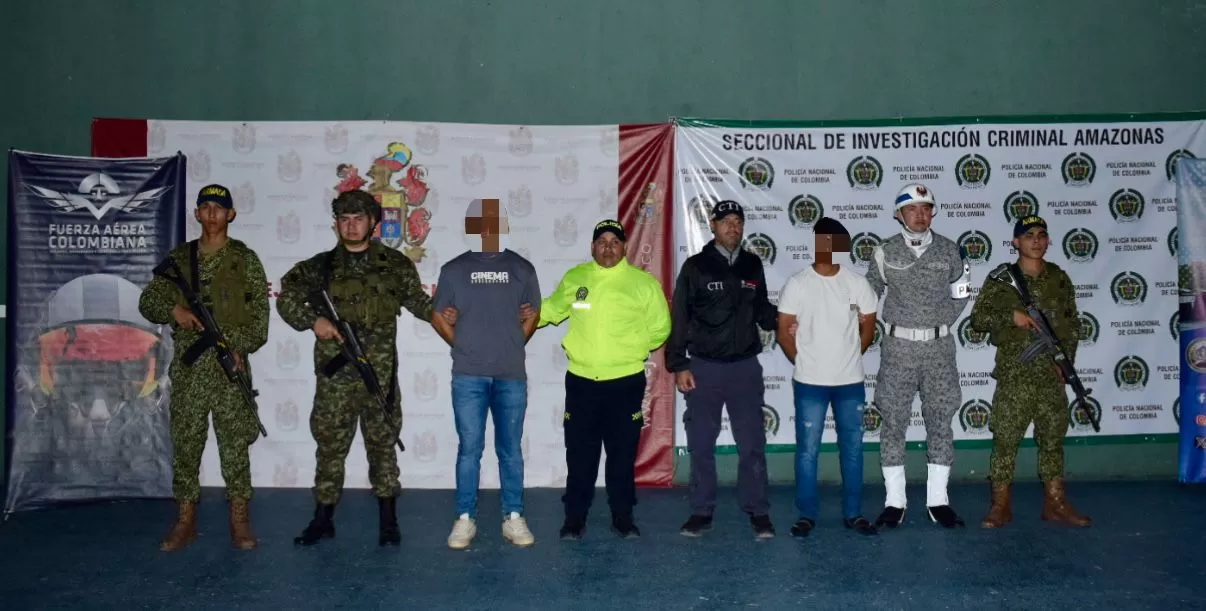 Operación del Ejército Nacional permitió la captura de tres integrantes del GAO-r Jhonier Arenas en Caquetá y Amazonas