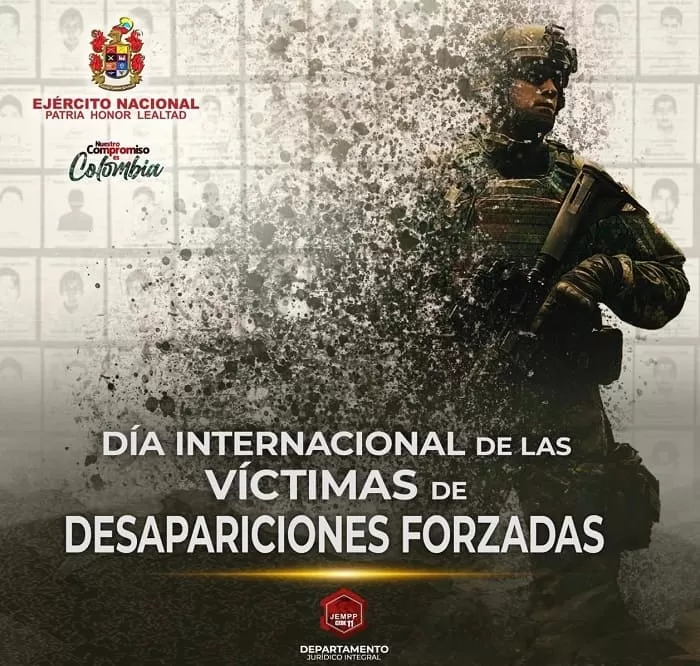 El Ejército Nacional ratifica su compromiso con la verdad y la  memoria de sus soldados desaparecidos