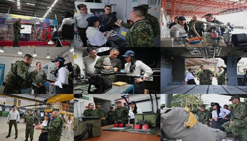 Viceministra para la Estrategia y Planeación conoció las capacidades de la Aviación del Ejército en Tolemaida