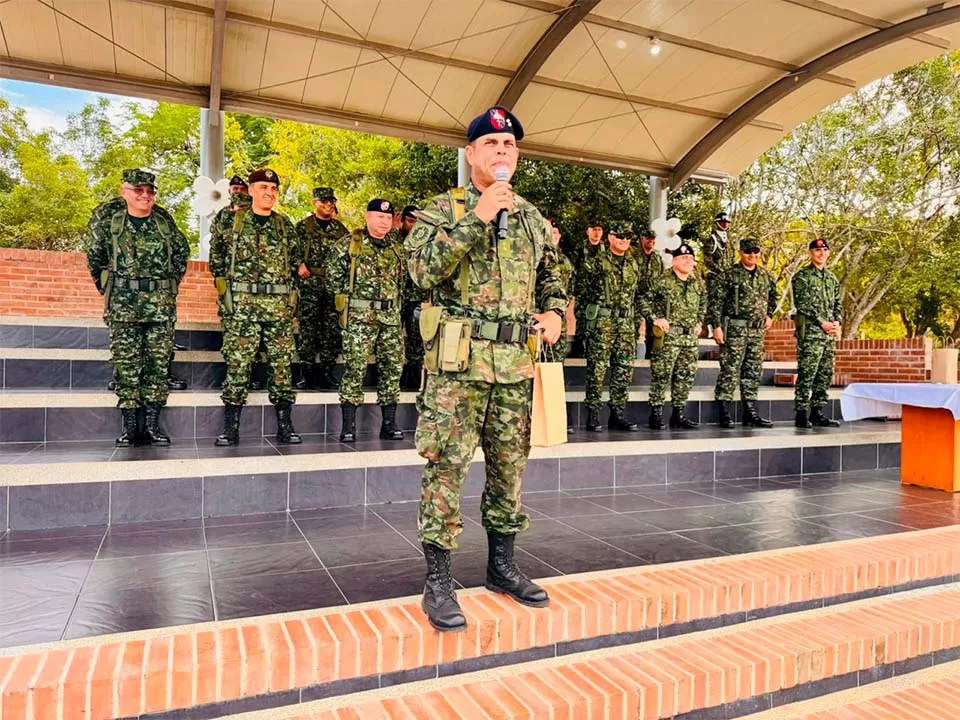 Brigadier general Federico Alberto Mejía Torres se dirigió a las tropas del Fuerte Militar de Tolemaida